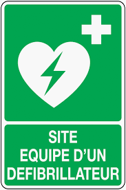 Défibrillateur automatique (DAE) sur site